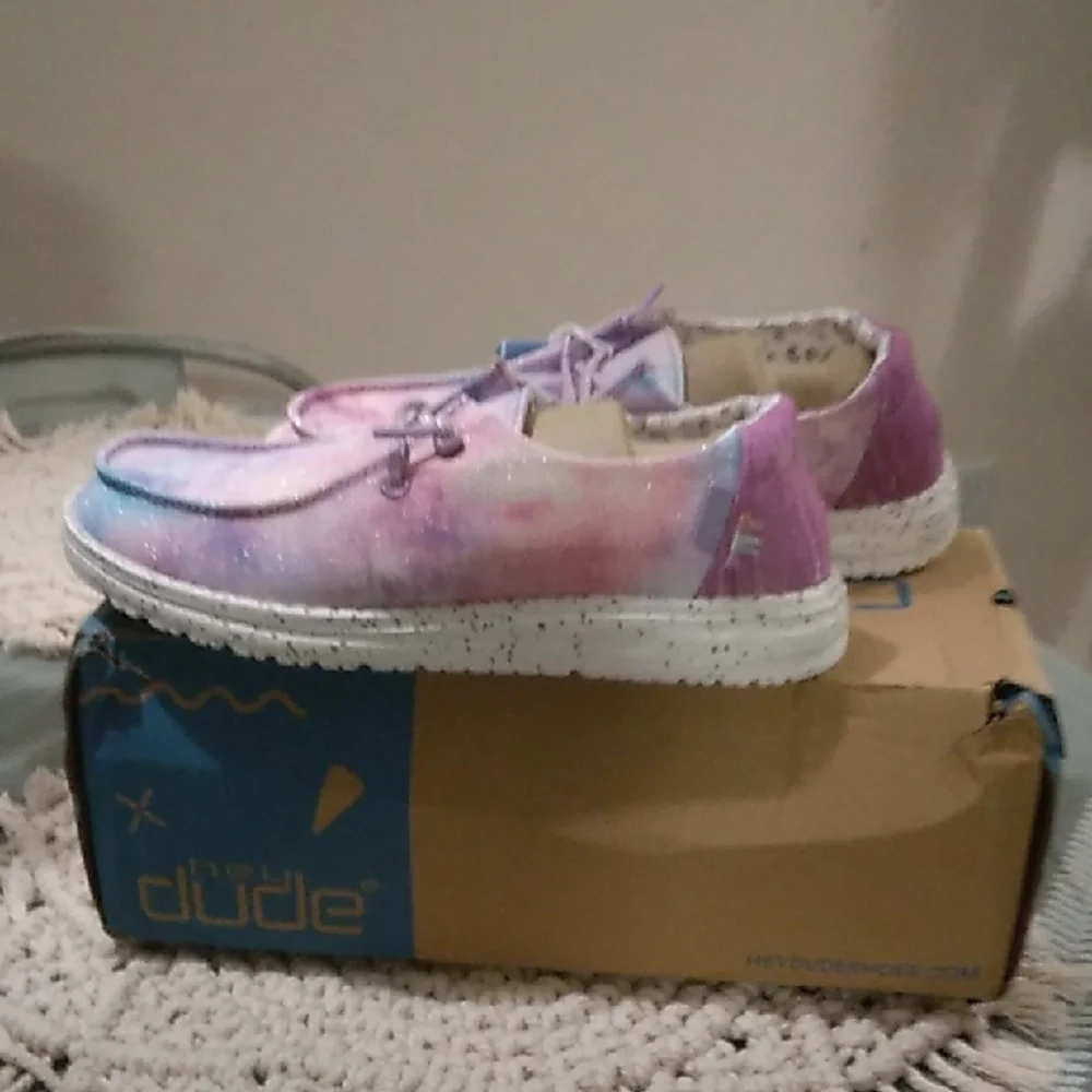 Hey Dude Wendy Youth Dreamer Unicorn Shoes Y5-L6